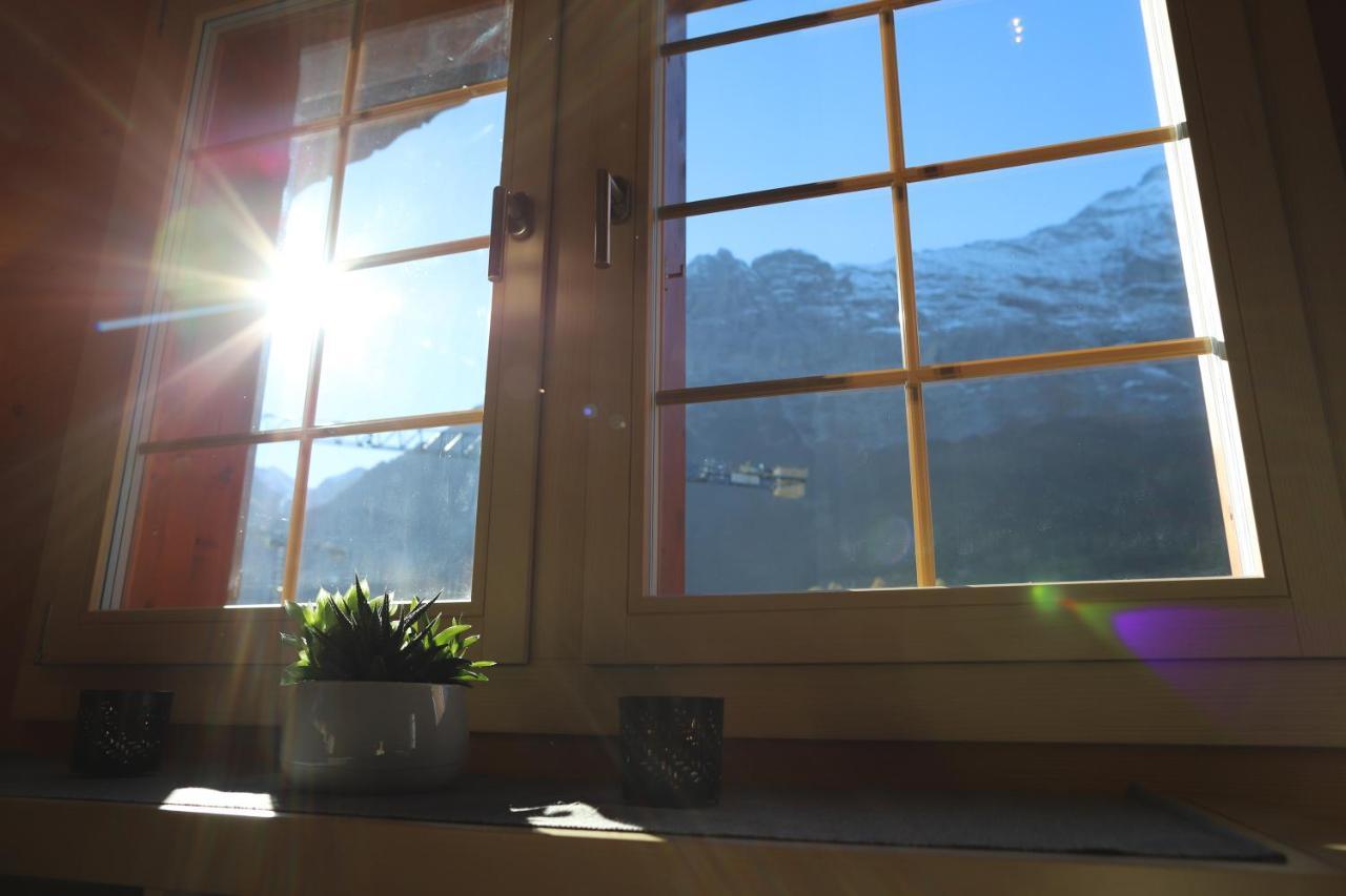Excellent Flat With A Fantastic View Of The Eiger! Apartment Grindelwald Exterior photo