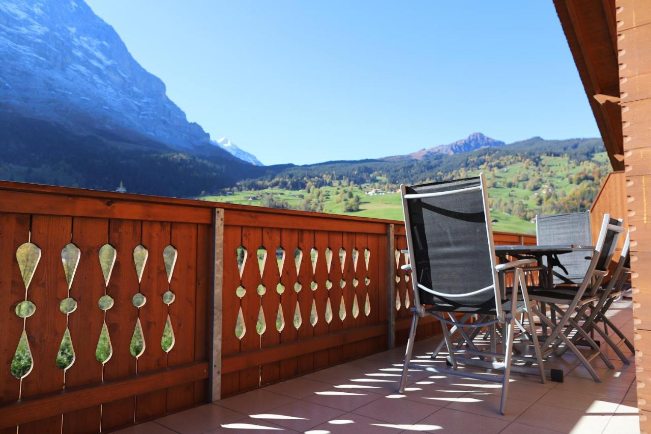 Excellent Flat With A Fantastic View Of The Eiger! Apartment Grindelwald Exterior photo