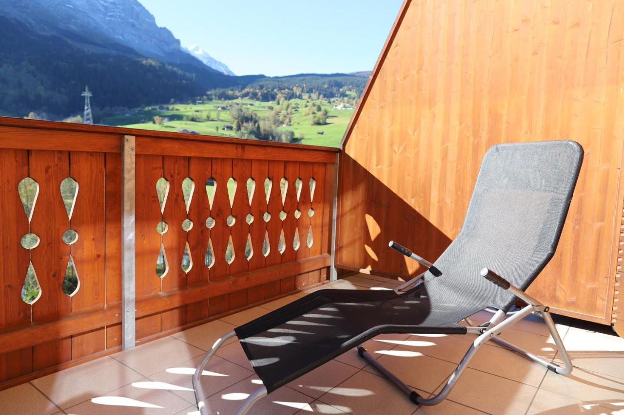 Excellent Flat With A Fantastic View Of The Eiger! Apartment Grindelwald Exterior photo