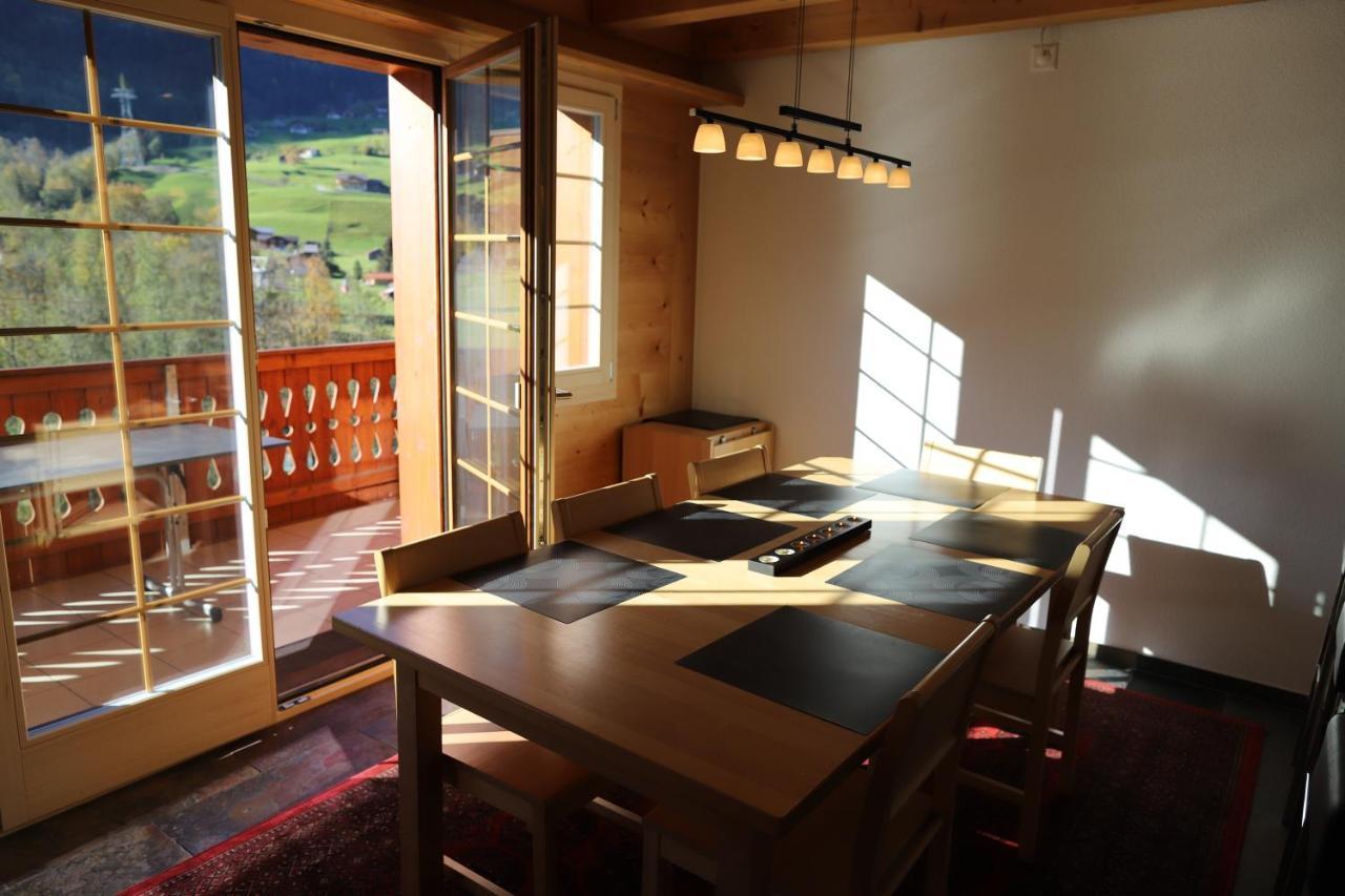Excellent Flat With A Fantastic View Of The Eiger! Apartment Grindelwald Exterior photo