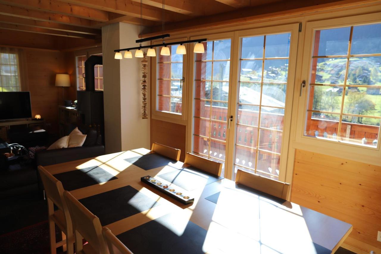 Excellent Flat With A Fantastic View Of The Eiger! Apartment Grindelwald Exterior photo