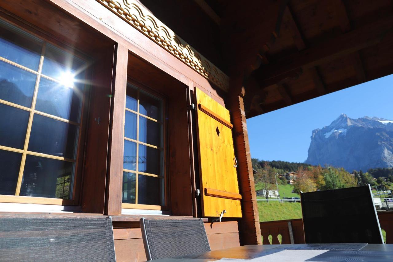 Excellent Flat With A Fantastic View Of The Eiger! Apartment Grindelwald Exterior photo